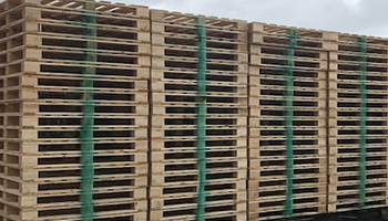 Three-leg pallet construction Three-leg pallet construction